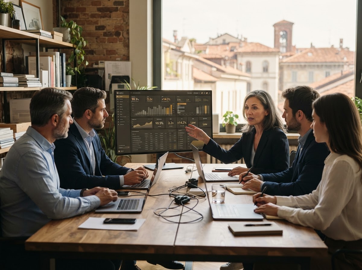 RenditaAI — team di analisi dati al lavoro su modelli predittivi